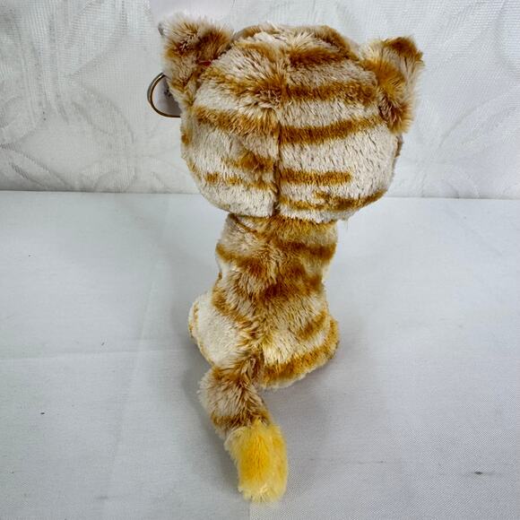 5 for $25| TY Beanie Boos TABITHA the Cat w/ Glitter Eyes 6" Beanbag Plush Toy - Picture 5 of 6